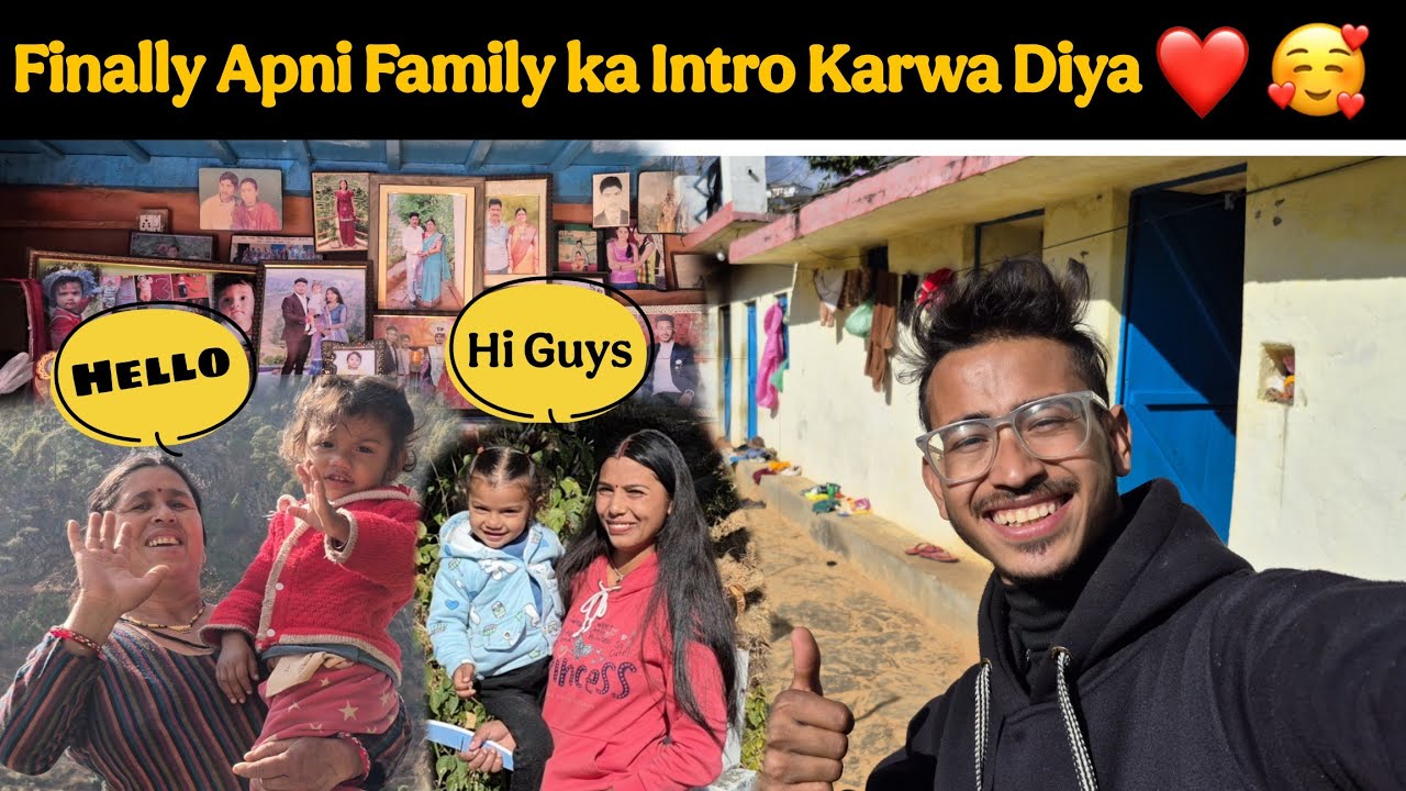 Finally 🤩 Mera House Tour Kar Diya Aur Family Ka Intro Karwa Diya || @NegiFamily 