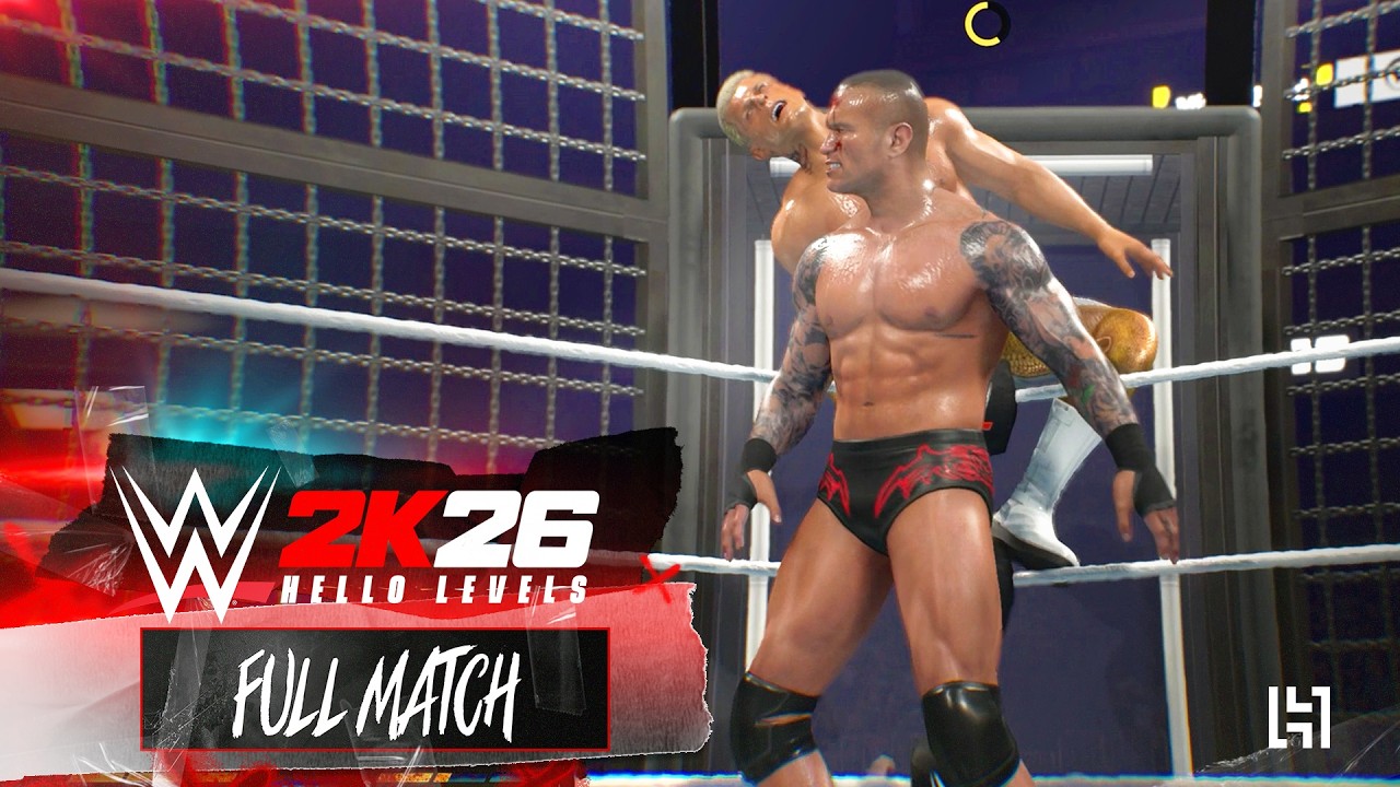 WWE 2K26 Elimination Chamber: Рэнди Ортон против Коди Роудса и другие... Полная запись матча на P...