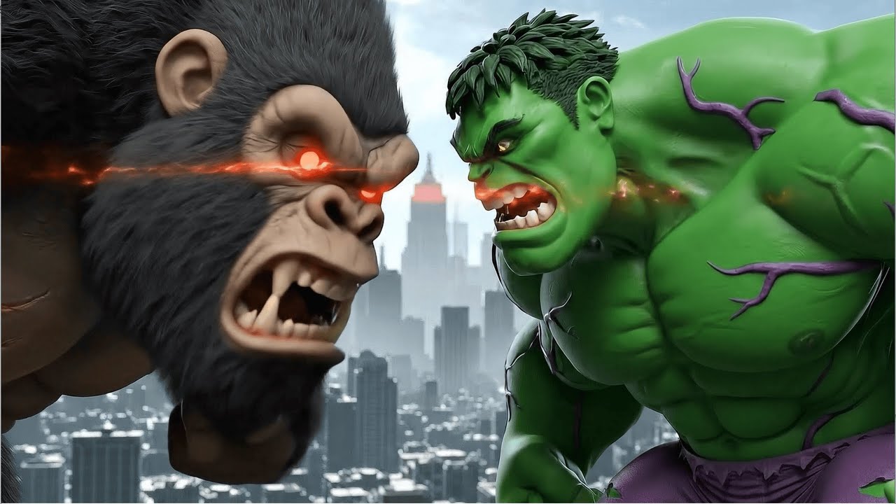 King Kong vs Hulk: The Battle Begins on a Military Cargo Plane!