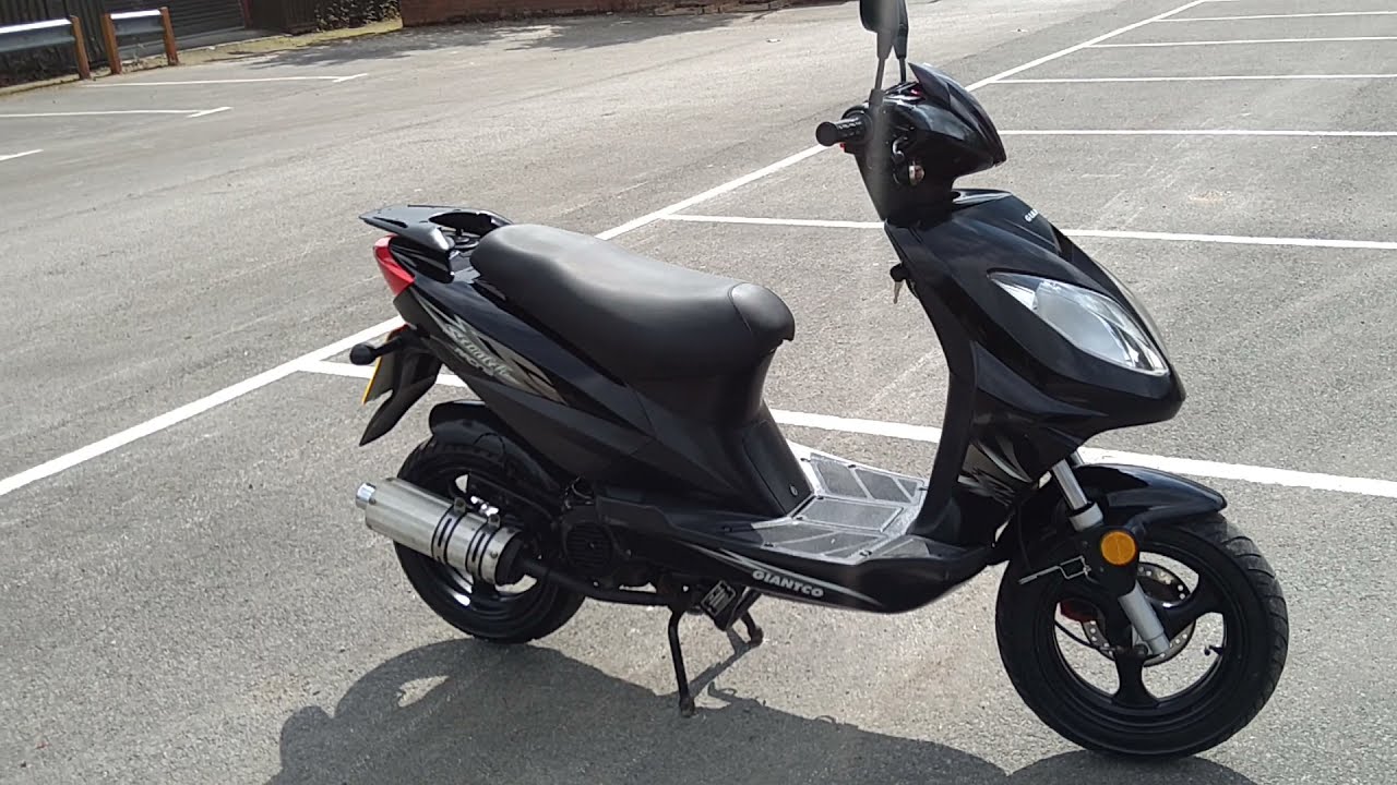 2014 GIANTCO STEALTH 50 HY50QT SCOOTER VGC FULLY WORKING 2177 MILES NEW MOT V5