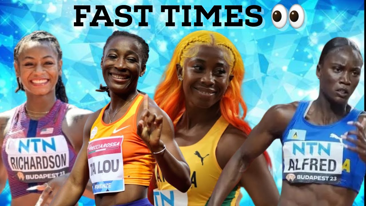 Shelly-Ann Fraser-Pryce, Tia Clayton, Forbes advances. Sha'carri Richardson and Alfred looks good