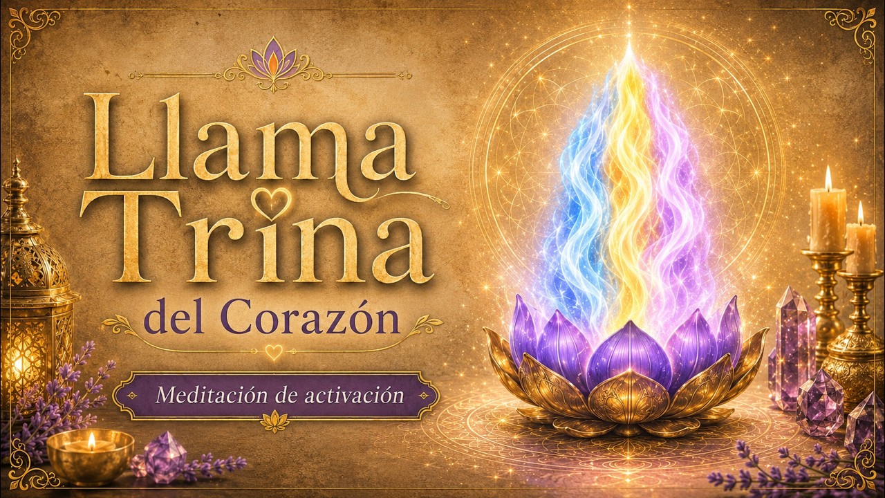Meditación para activar la Llama Trina del corazón