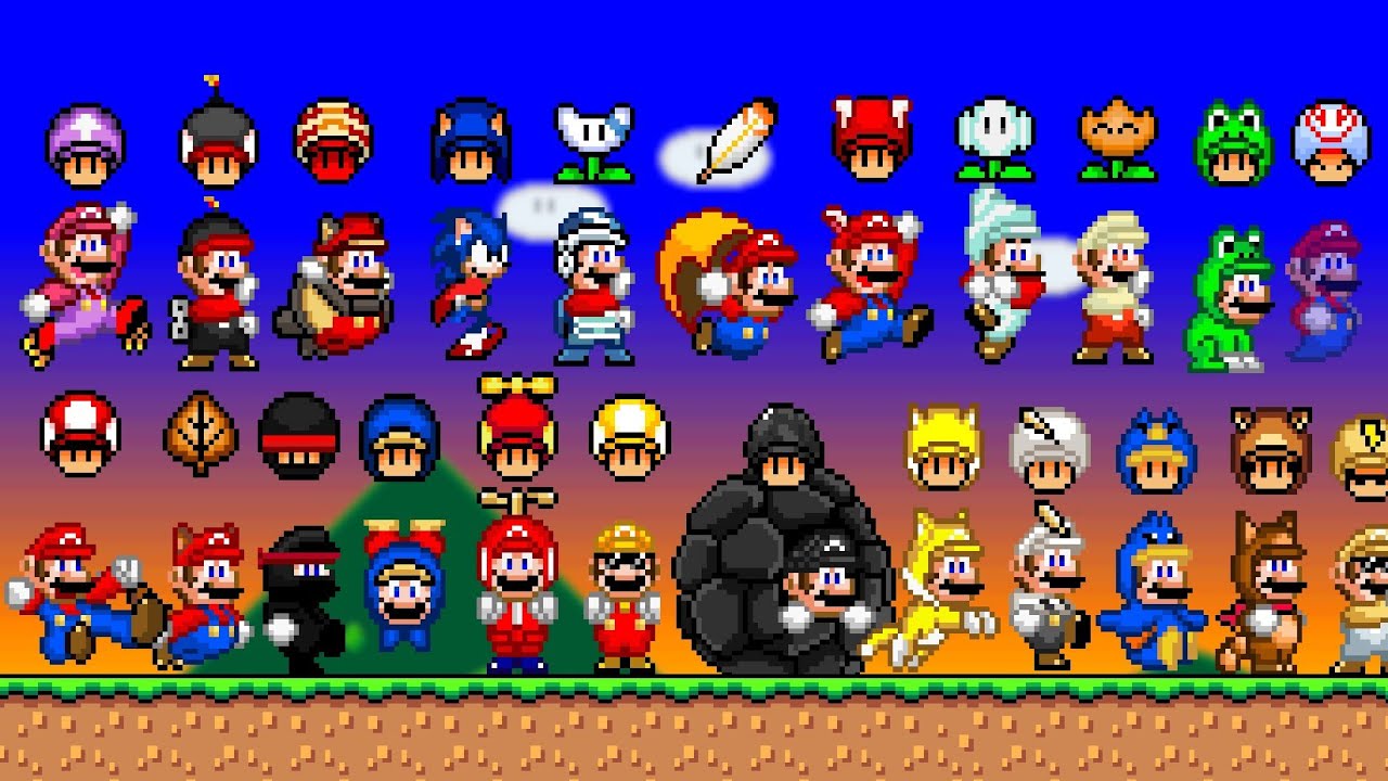 MARIO IN SPECIAL ADVENTURE ALL POWER UPS(#SM4J)