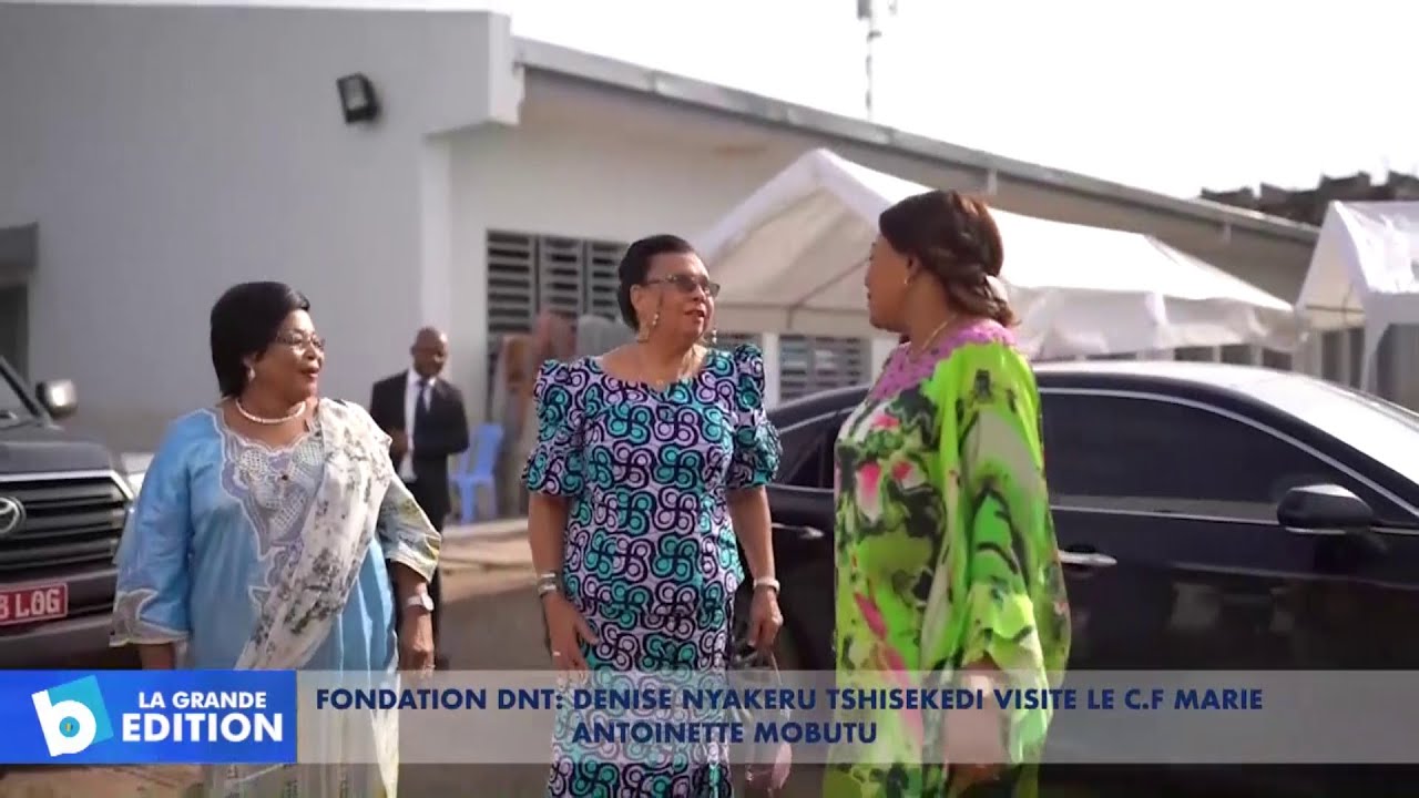 Fondation DNT: Denise Nyakeru Tshisekedi visite le C.F Marie Antoinette Mobutu