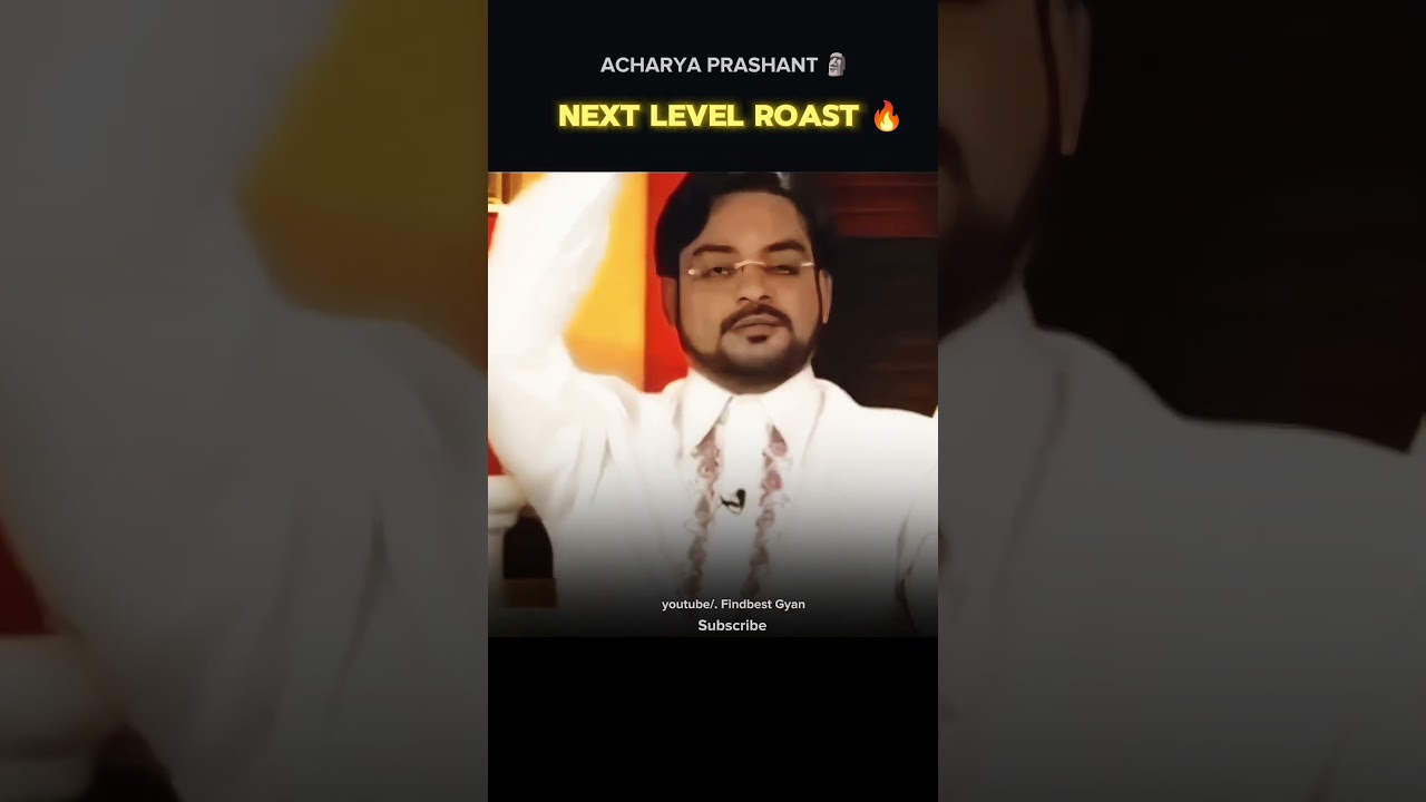 Acharya Prashant Roasted in Lallantop | #acharyaprashant #shorts #fypシ゚