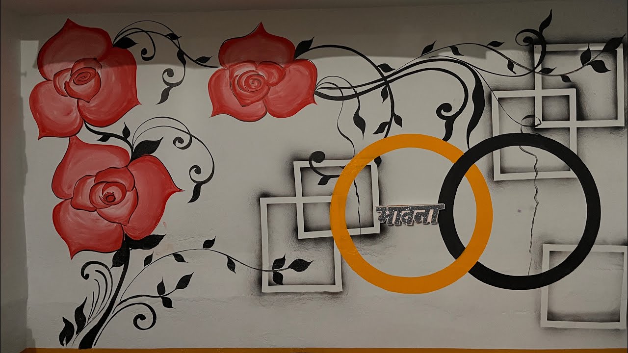 Wallpainting design 2025/🏠new wallpainting for room 2025/🏠room colours combinations ideas 2025