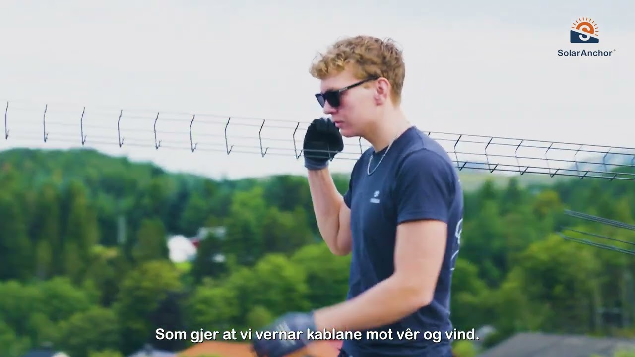 Solar Anchor - innfesting til solceller.
