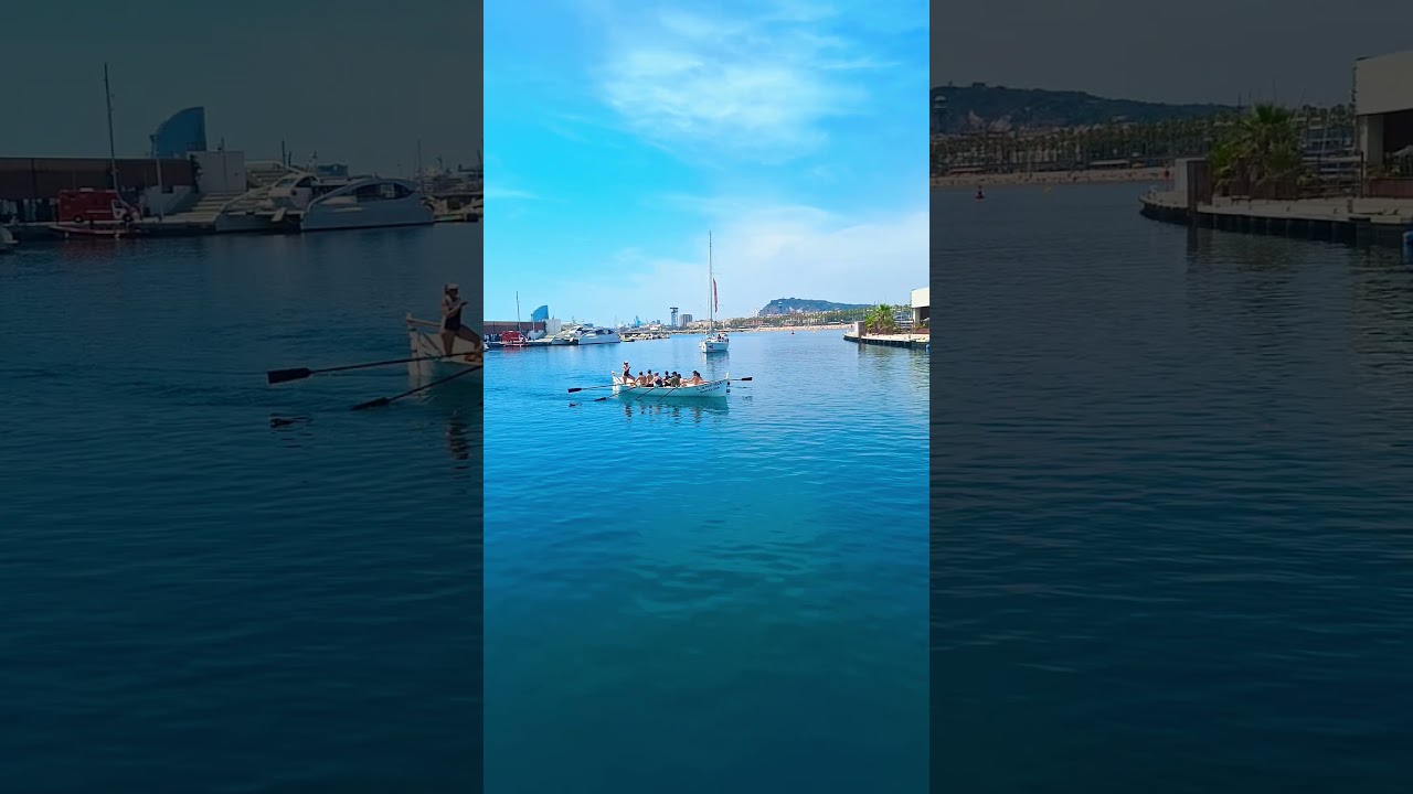 Port Olimpic, Barcelona #youtubeshorts #shortsfeed #barcelona #spain #catalunya #shorts #travel