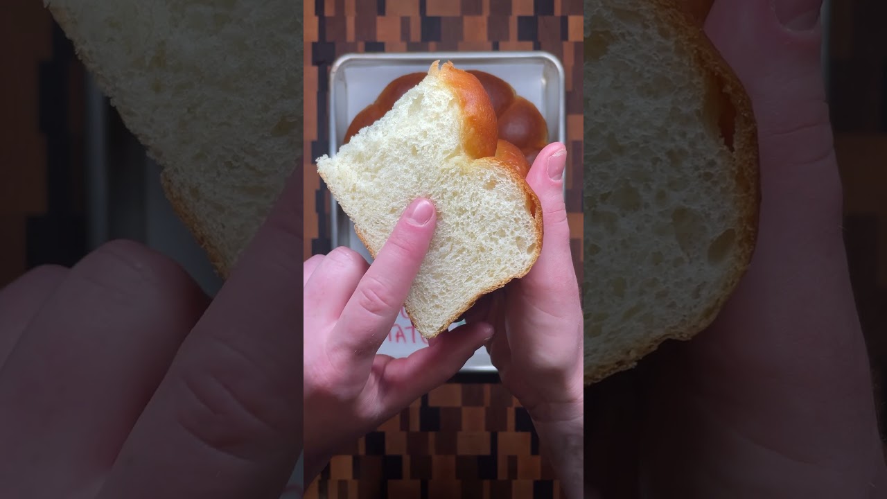 Эффект добавления картофеля в тесто для хлеба #выпечка #хлеб