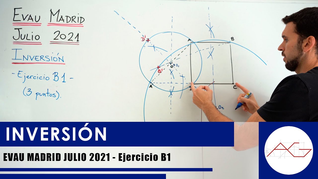 EVAU DIBUJO TÉCNICO MADRID JULIO 2021 - Ejercicio B1 (Inversión)