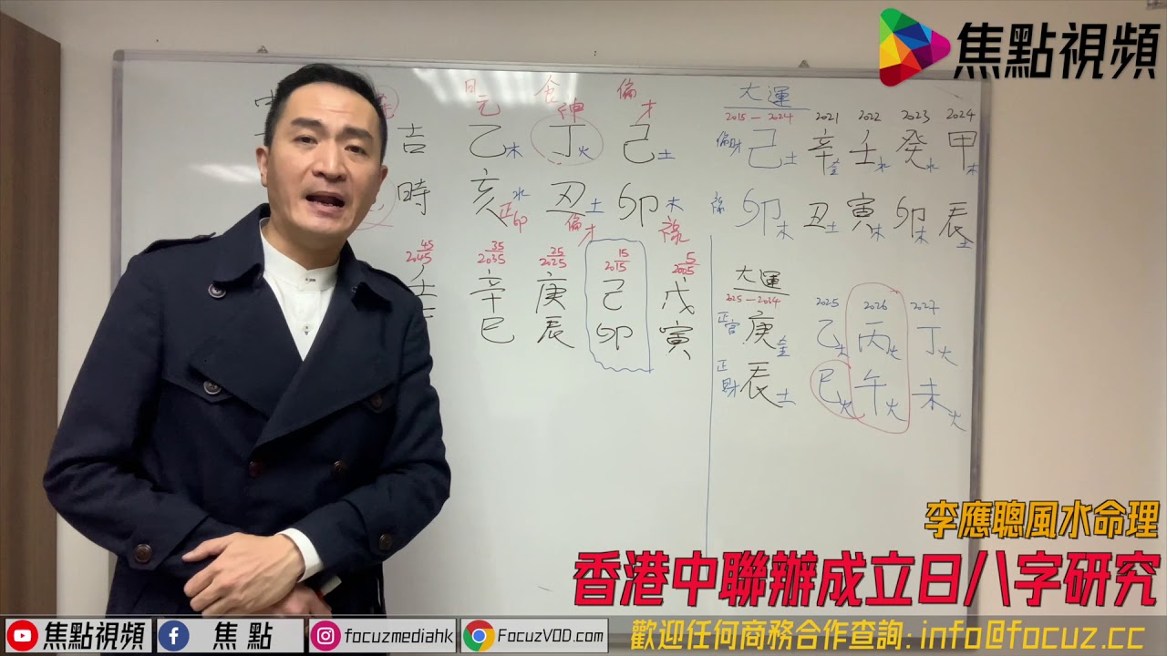 【節錄】香港立立亂？ 連中聯辦都會中2026魔咒？！︱#香港的命運2021︱#2026魔咒︱#焦點視頻命理台《李應聰風水命理 節錄》（命理台節目節錄）