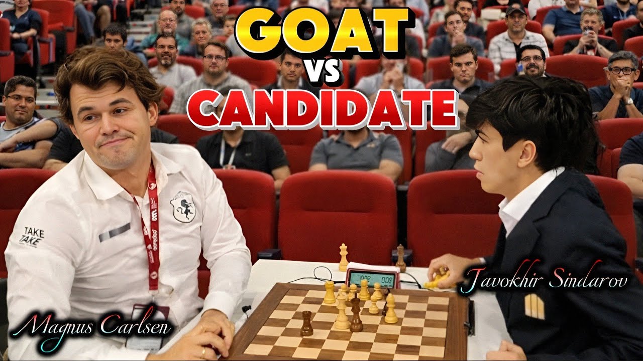 Magnus Carlsen VS Javokhir Sindarov || Fide World Blitz Chapionships Qatar 2025, Round 4