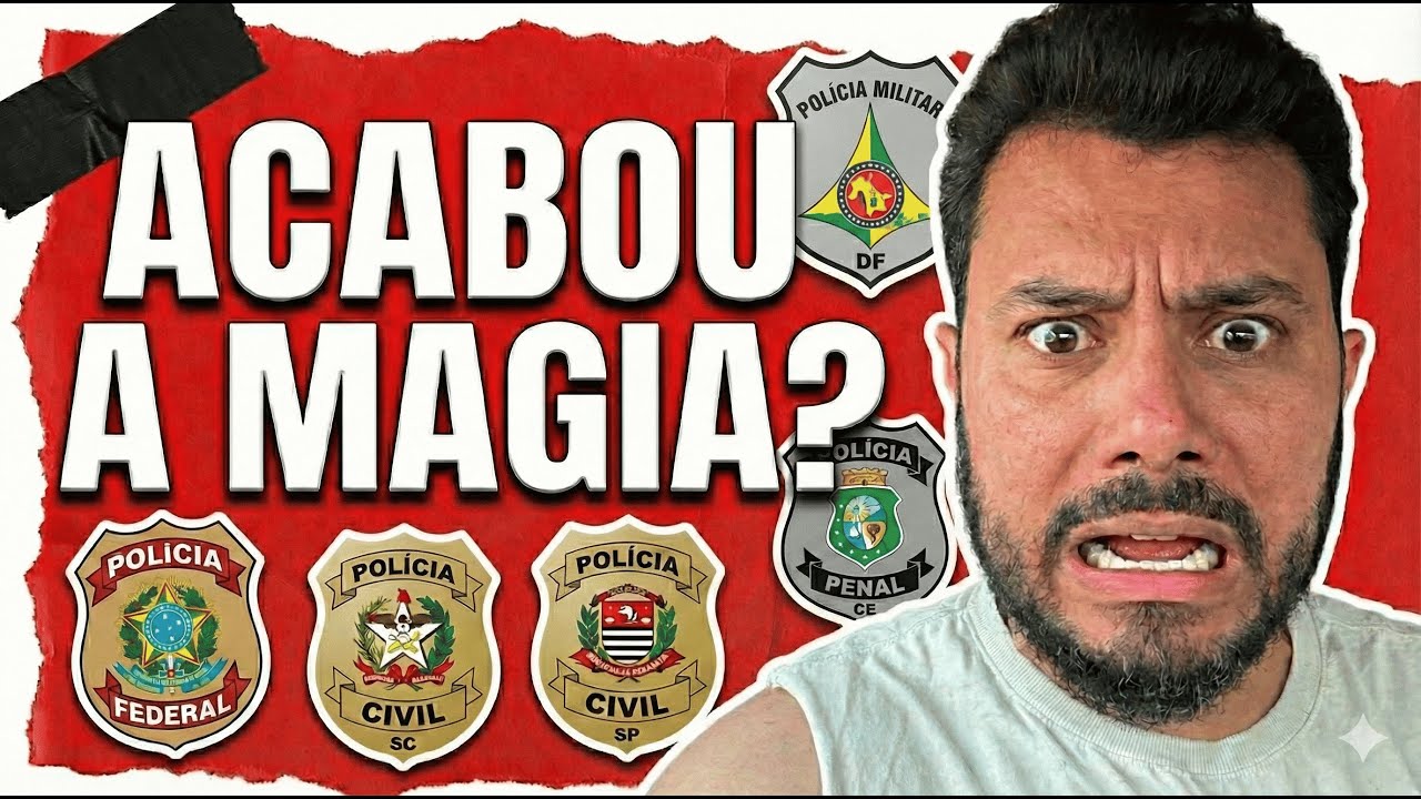 Concursos POLICIAIS Estão Esvaziando | O Que Está Acontecendo?