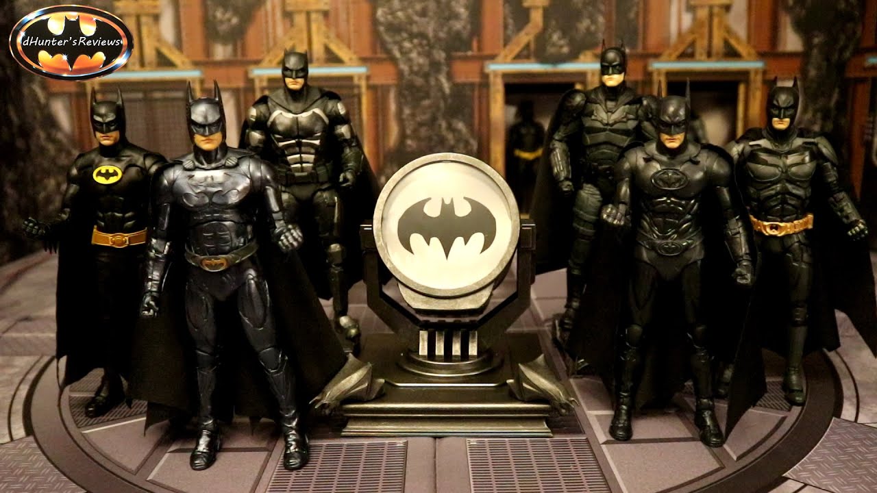 McFarlane DC Multiverse Batman ULTIMATE Movie 6 Pack Keaton Kilmer Clooney Bale Affleck Pattinson
