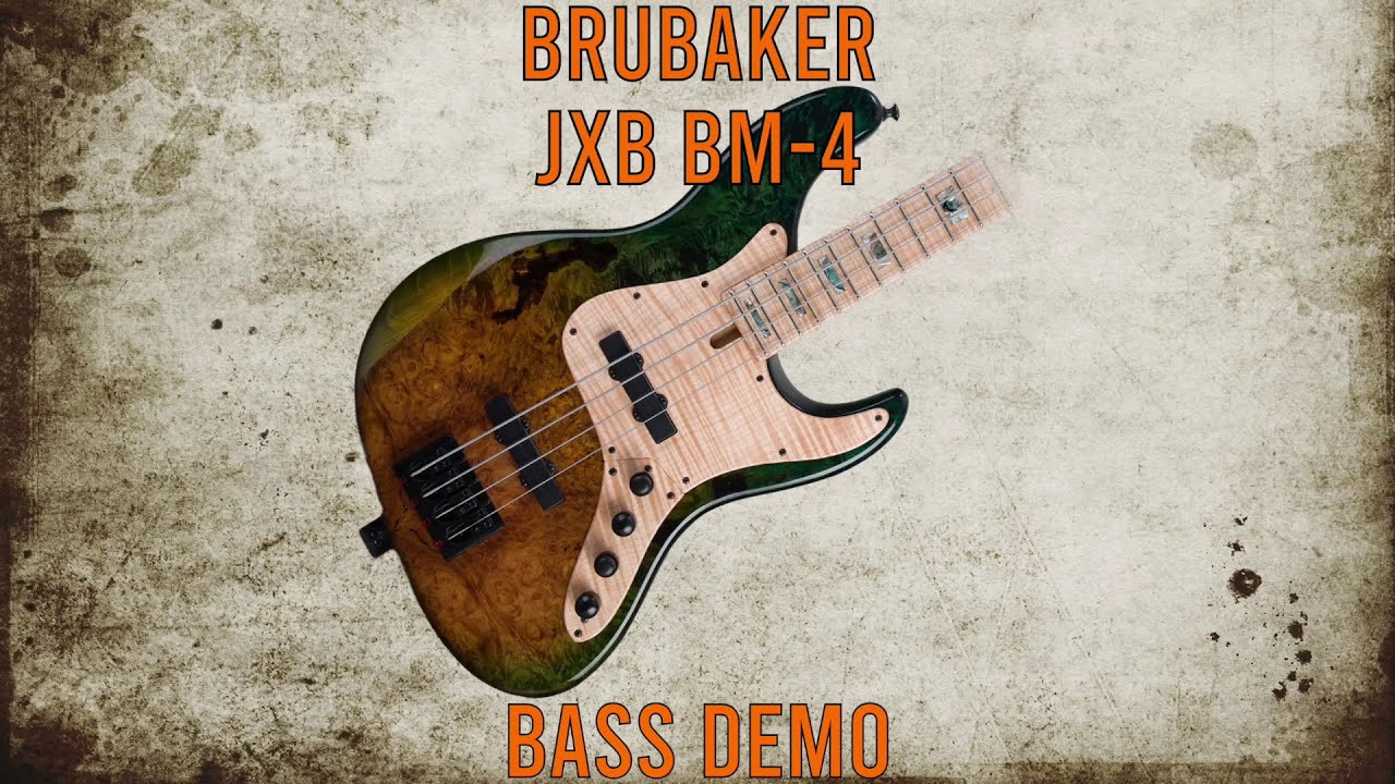 Brubaker Guitars JXB BM-4 [Bass Demo] - Donna Lee, as you (probably) never heard it