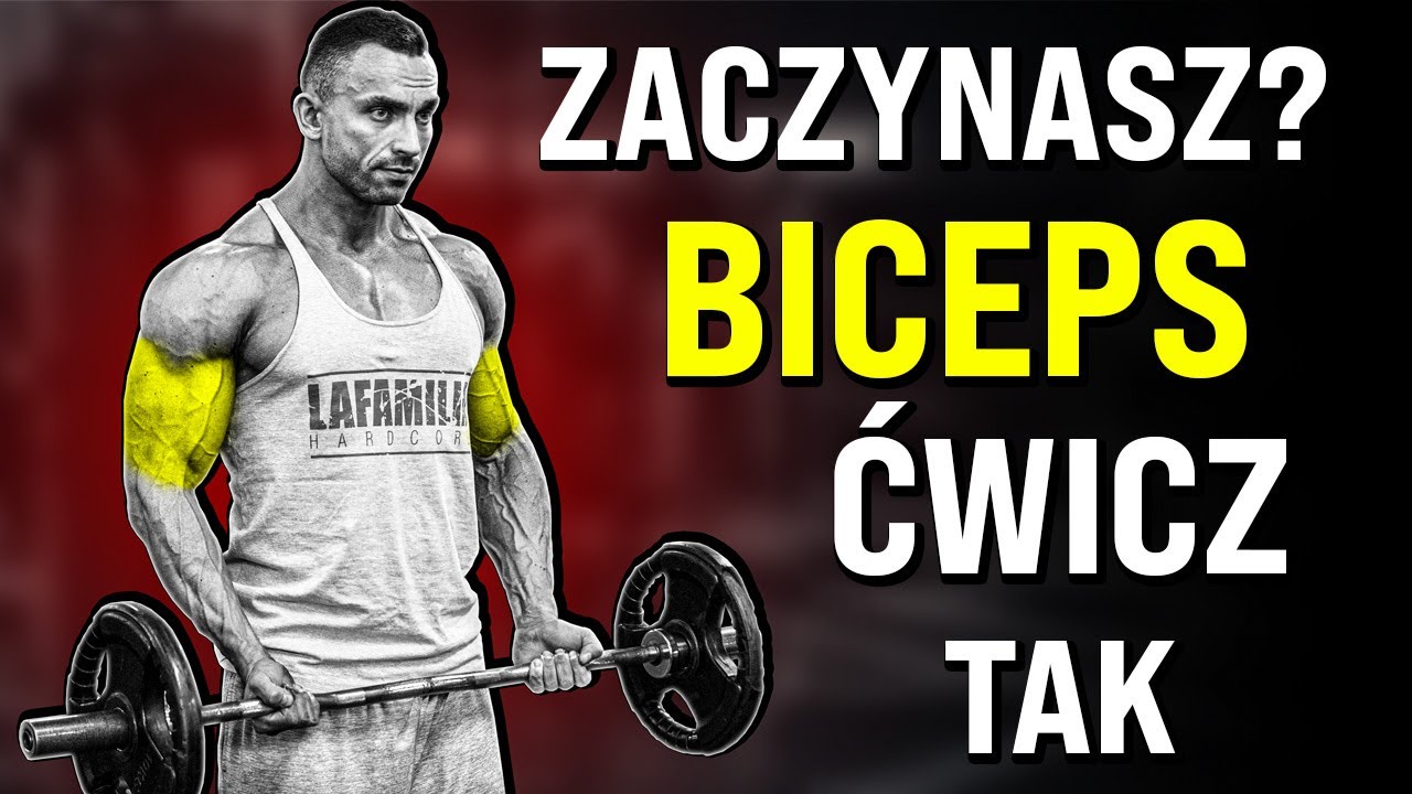 Hantle, sztanga, linka! 3 najlepsze ćwiczenia na biceps dla początkujących