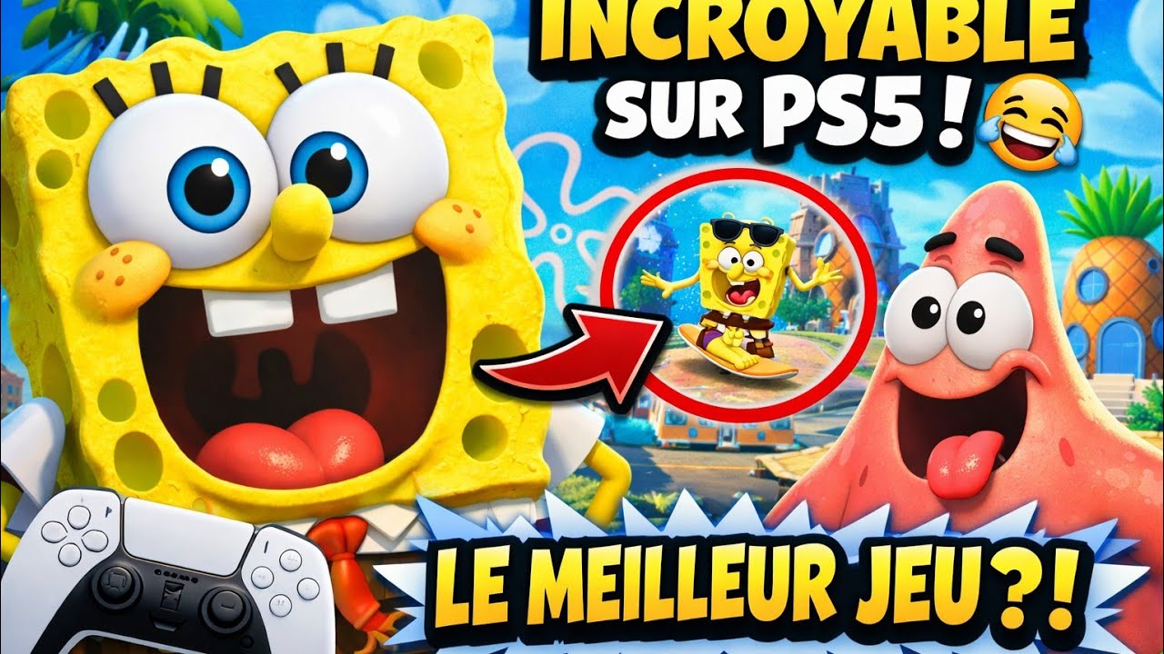 Je teste le nouveau jeu de Bob l'éponge: Les Titans des marées