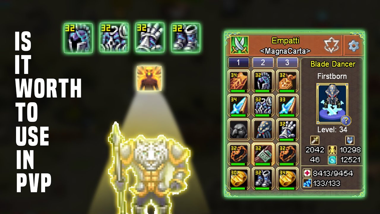 Full heavy mermen set! Is it worth to use in PVP? - Warspear Online