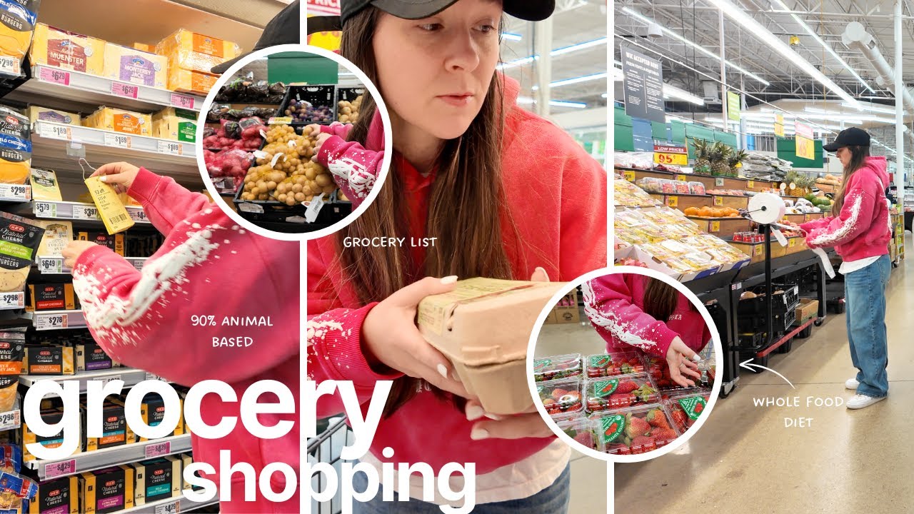 GROCERY SHOP WITH ME *whole foods & animal based*