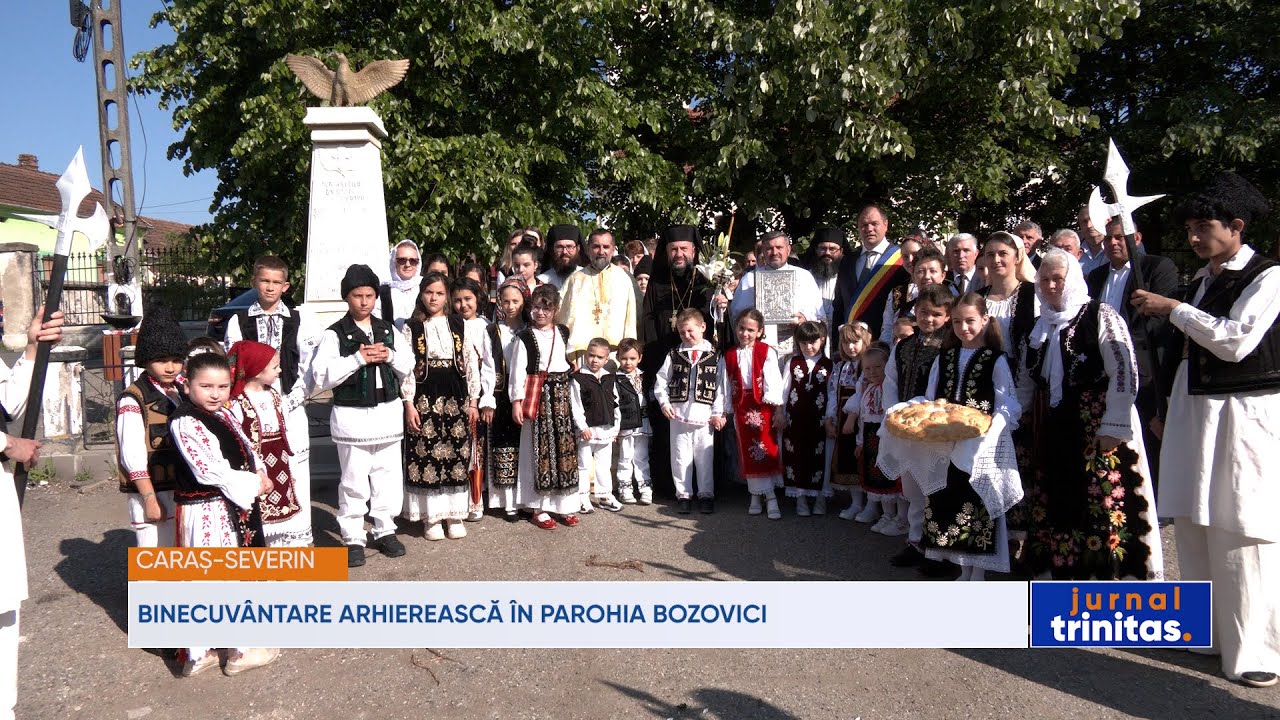 Binecuvântare arhierească în Parohia Bozovici, județul Caraș-Severin