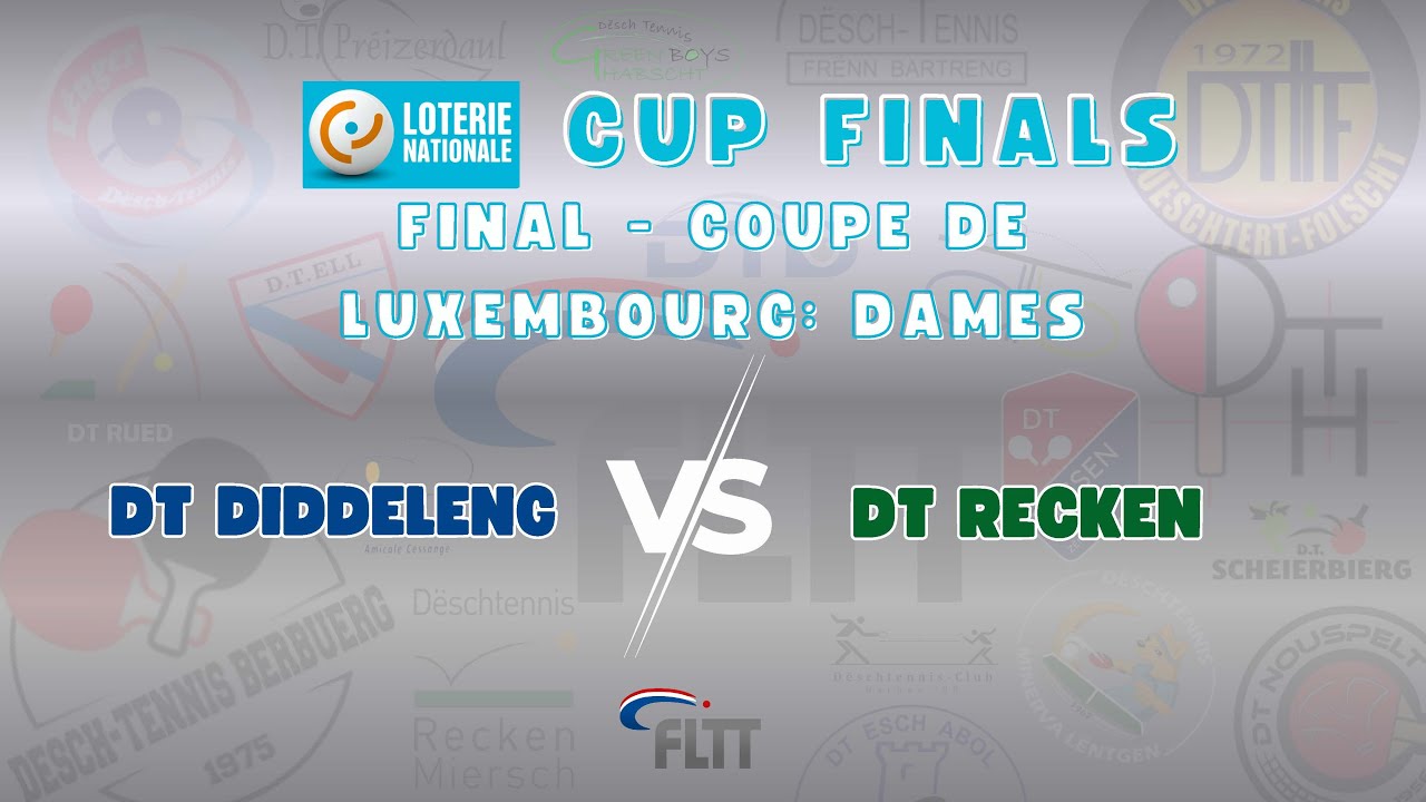Final Coupe de Luxembourg Dames: Diddeleng - Recken (T1)