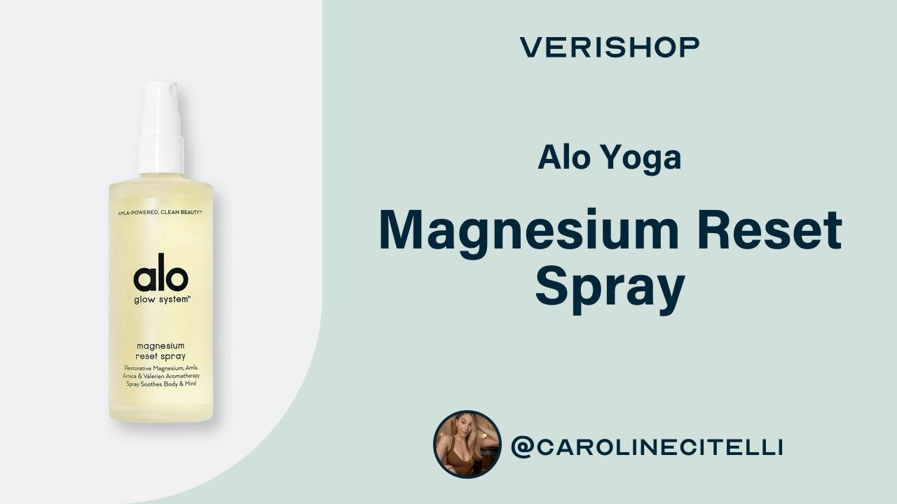 Отзыв о спрее Alo Yoga Magnesium Reset