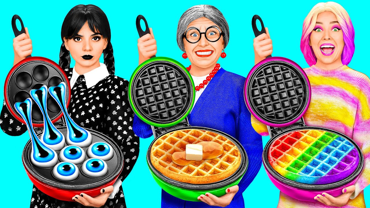 Tantangan Wednesday vs Nenek | Trik Dapur Lucu BaRaDa Challenge