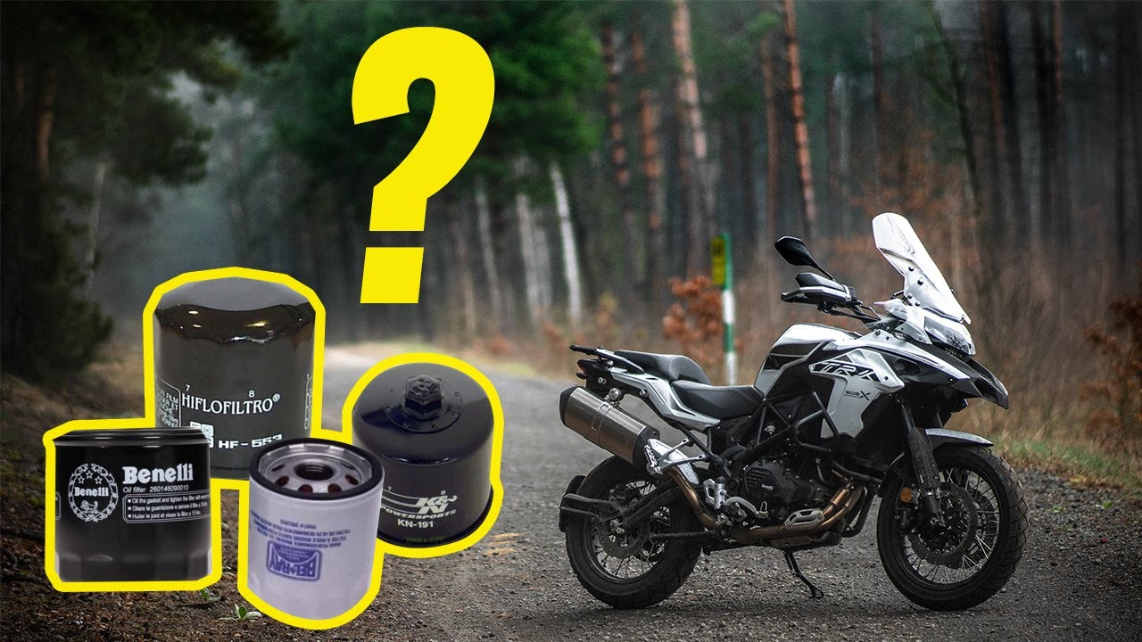 BENELLI TRK 502X - TEST - Ile filtra w filtrze oleju?