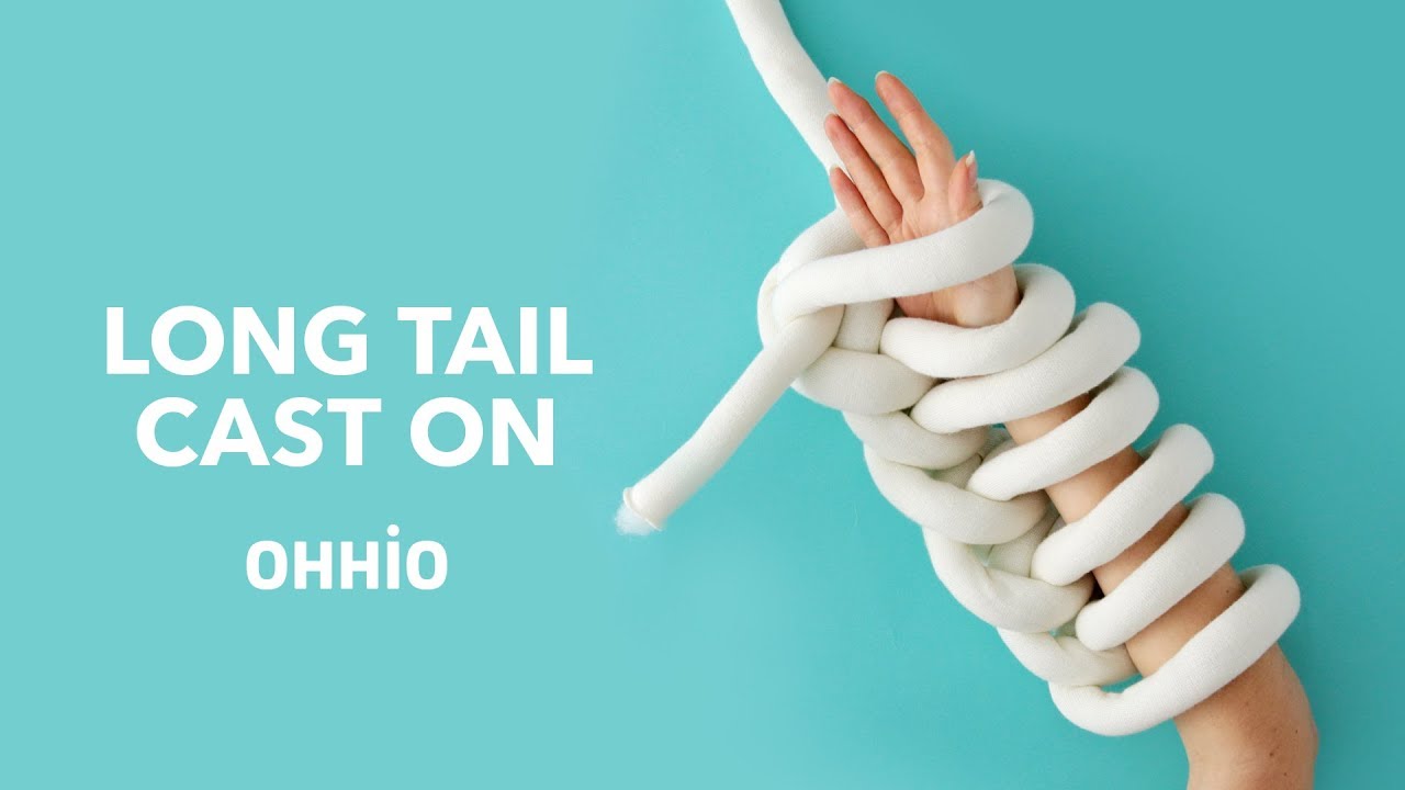 ARM KNITTING: LONG TAIL CAST ON