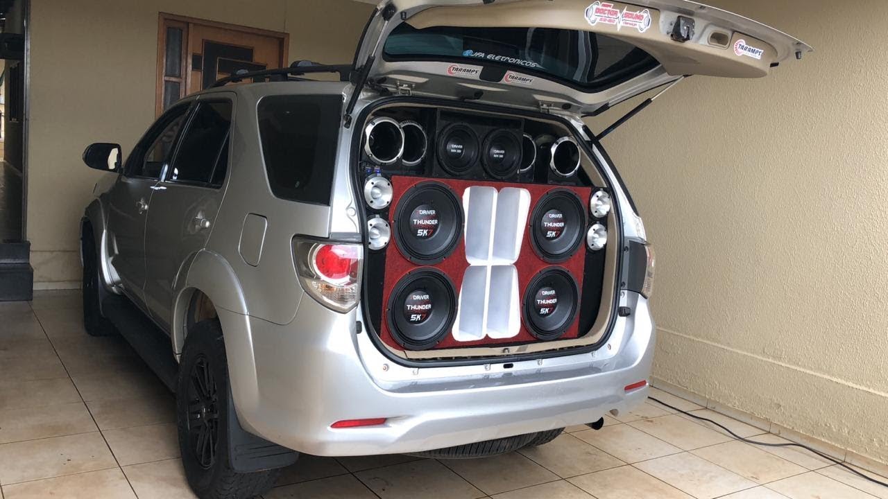 Alto Falante 7Drive Thunder 5K7 & Modulos Taramps HD 15.000