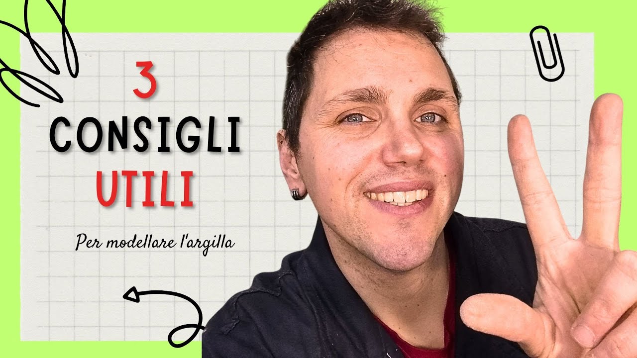 modellare l'argilla? tre consigli utili per iniziare