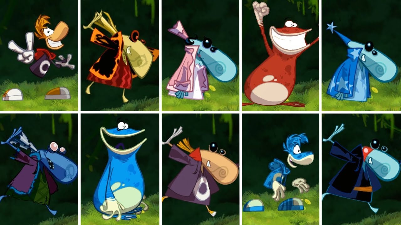 Rayman Origins - All Characters