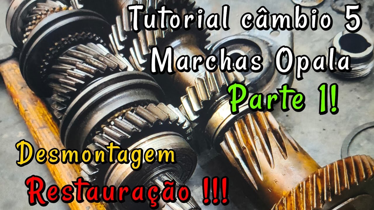 Câmbio caixa 5 Marchas linha Opala parte 1 - Restauração e tutorial - Desmontagem.