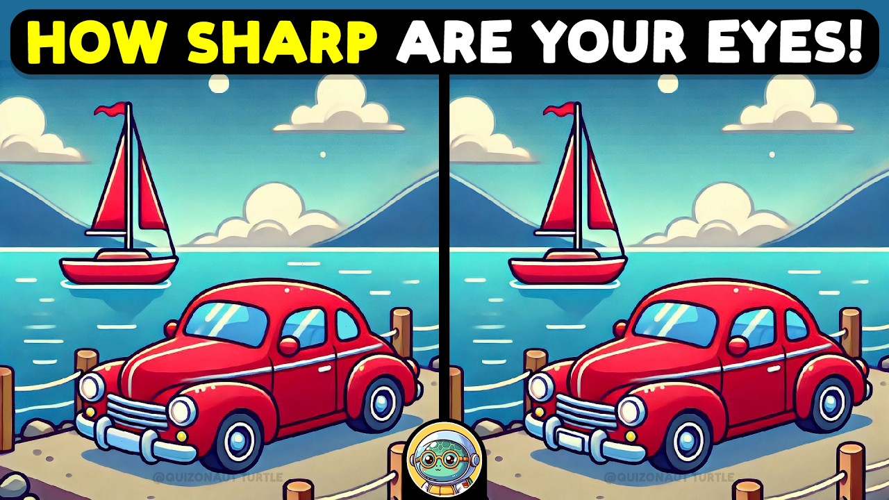 🐢🧩 Spot 3 Differences | Are You Sharp Enough? 🧩🐢 | Quizonaut Turtle
