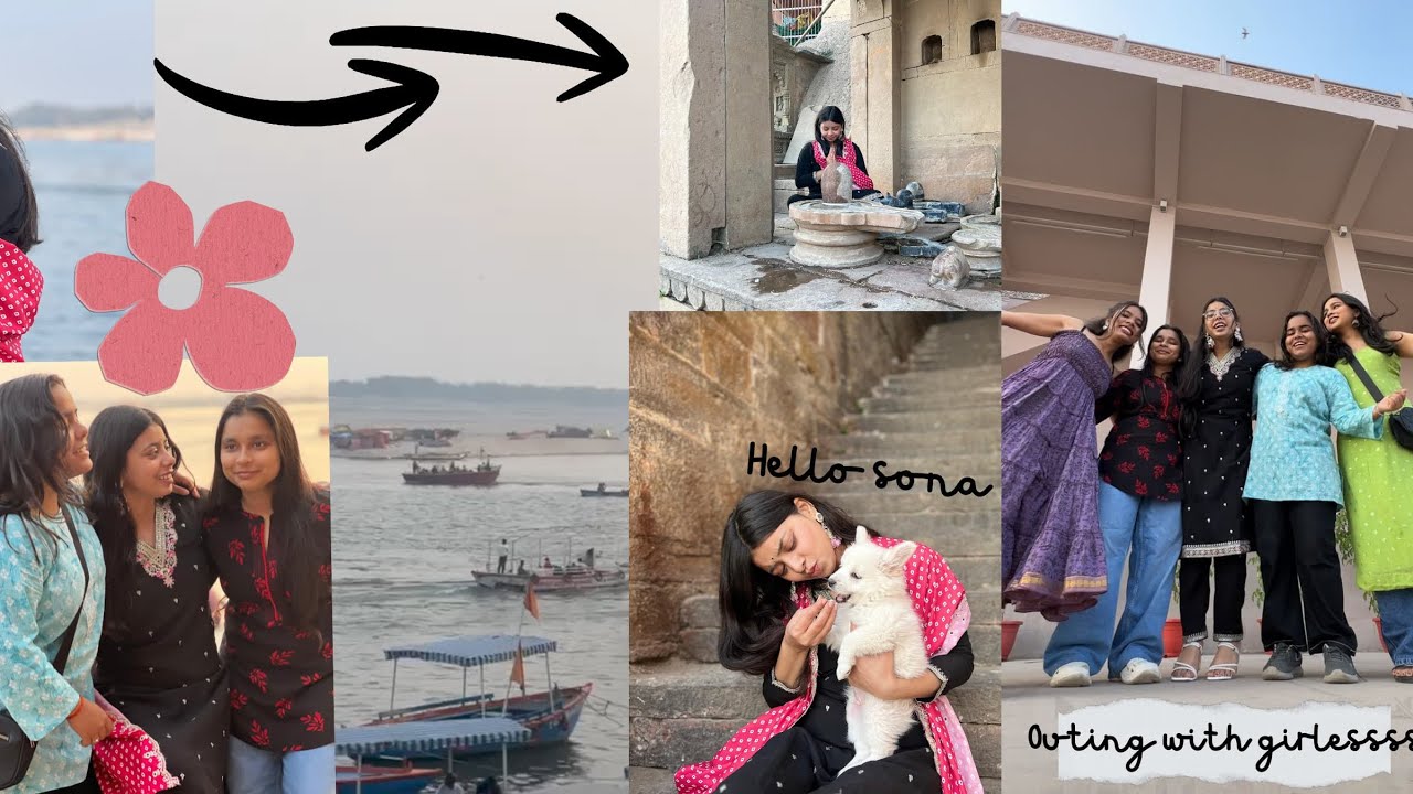 A day with my girls ❤️🫂  #suscribekro #subscribe #ghat#varanasi