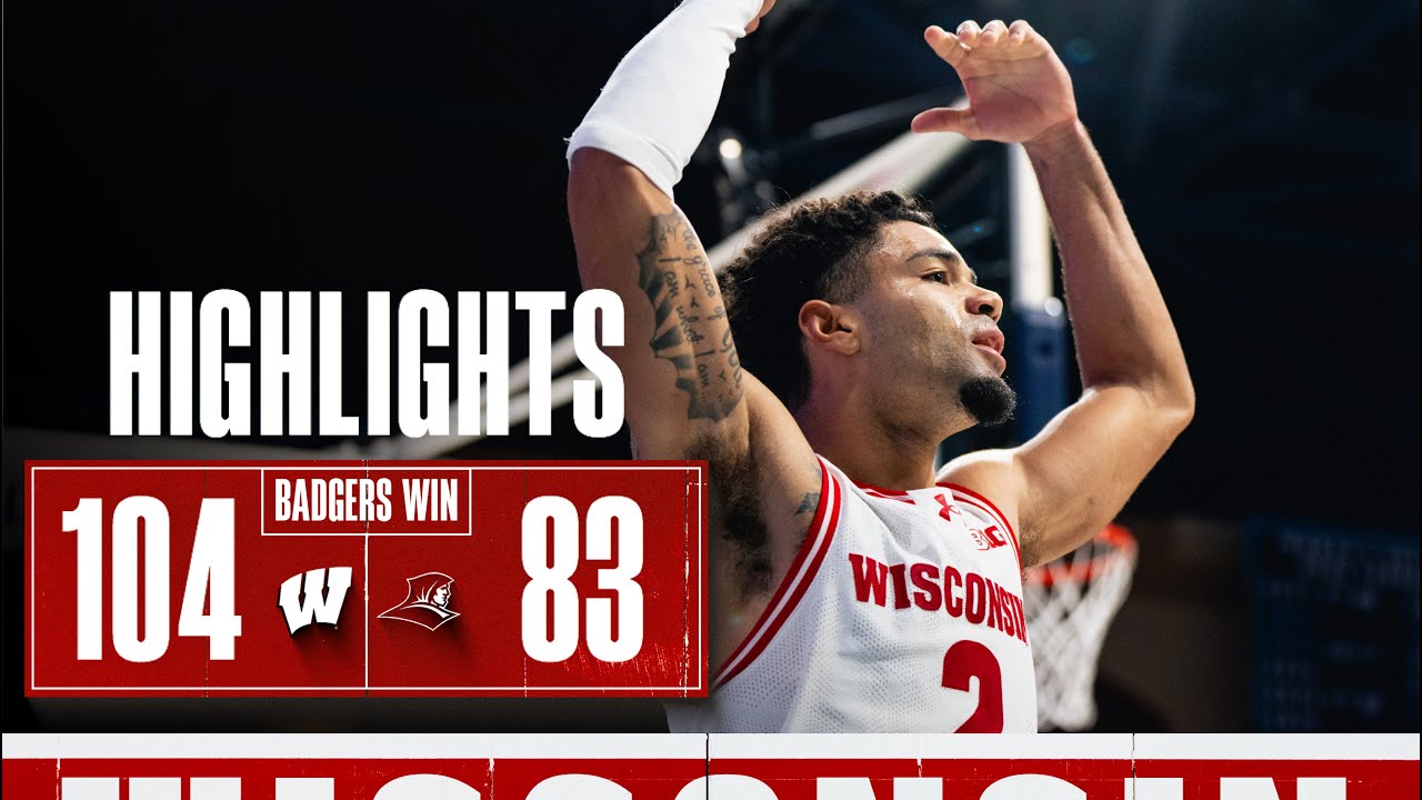 Highlights vs Providence || Wisconsin Basketball || Nov. 27, 2025