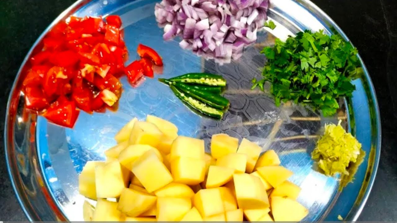 aloo tamatar ki sabji / आलू टमाटर की सब्जी / aloo tamatar potato tomato curry 
