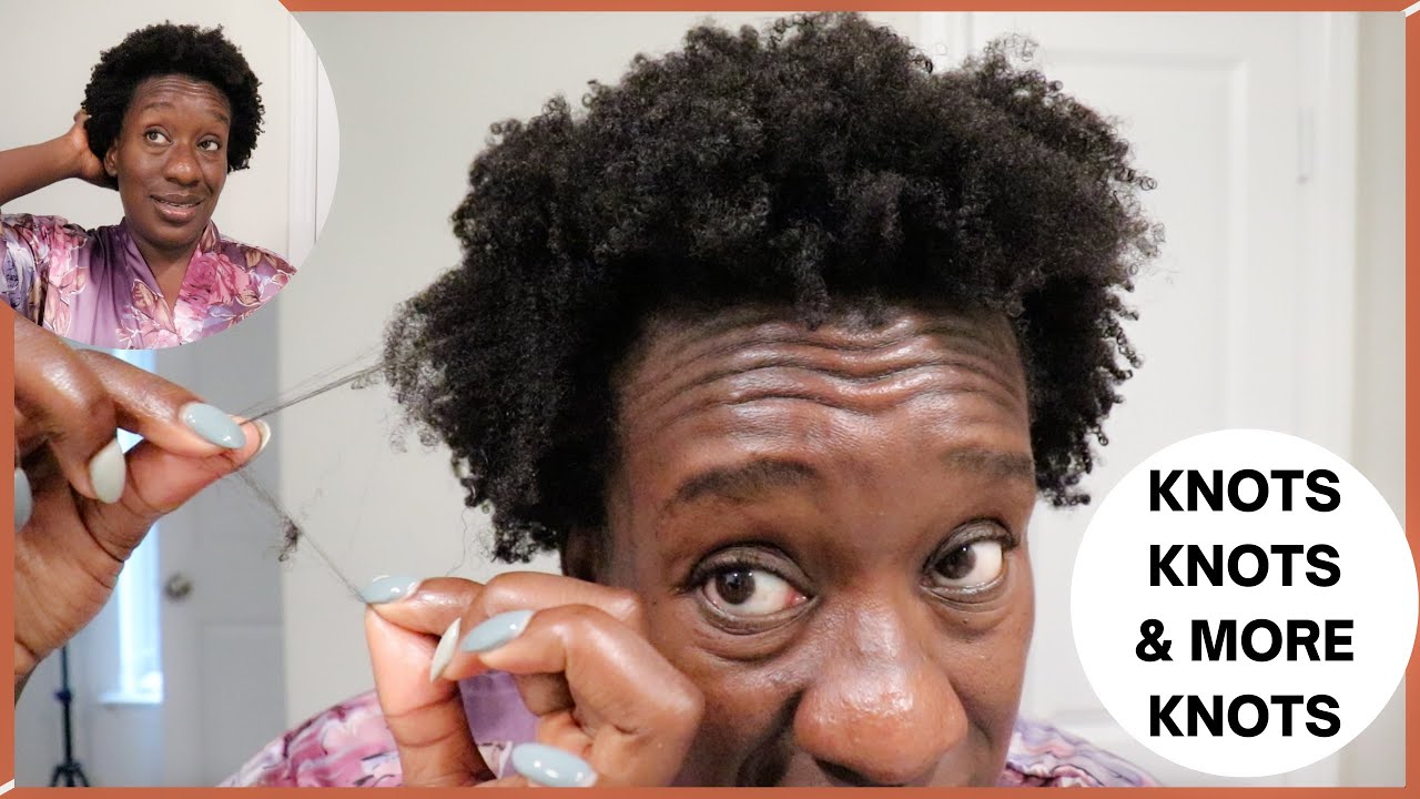 4C NATURAL HAIR Wash n Go: Prevent Knots & Tangles From SHRINKAGE