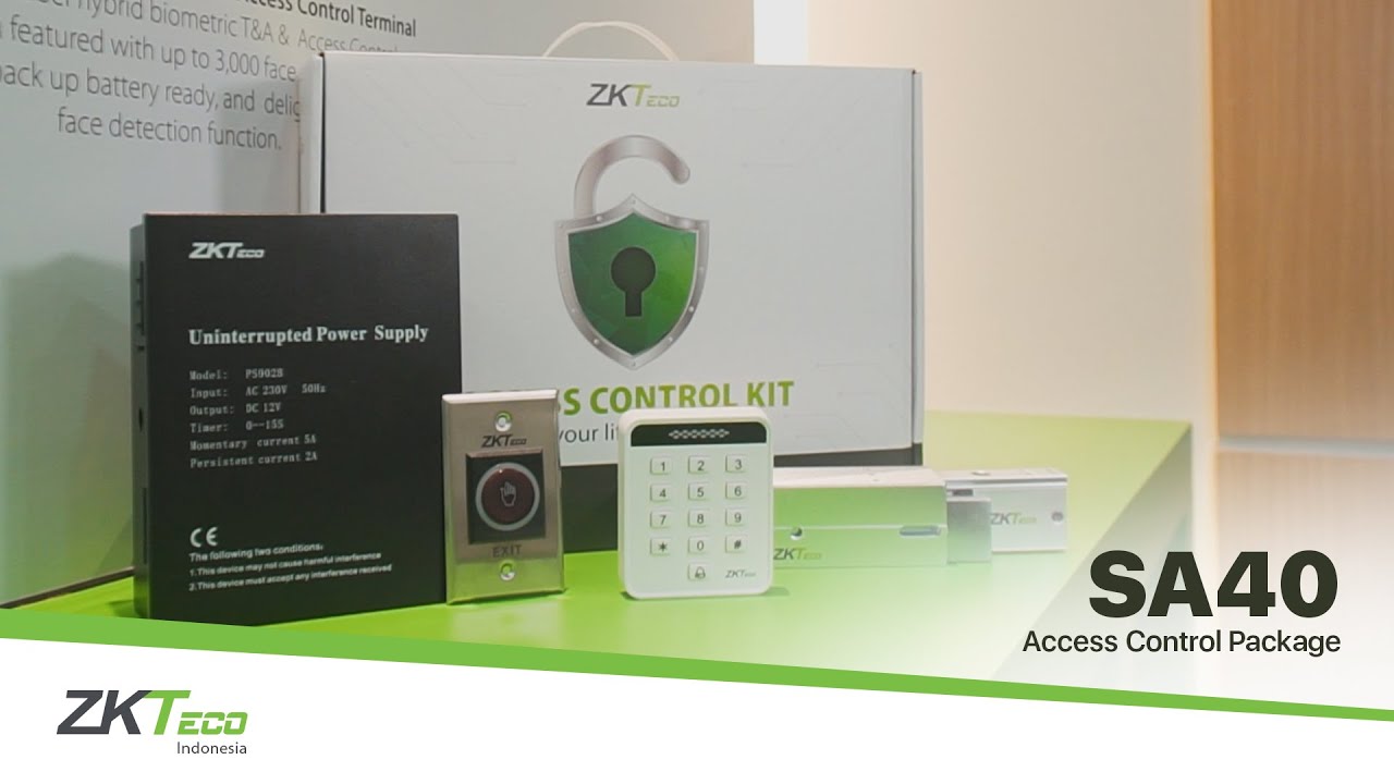 Unboxing - Instalasi - Tutorial SA40 Access Control Package