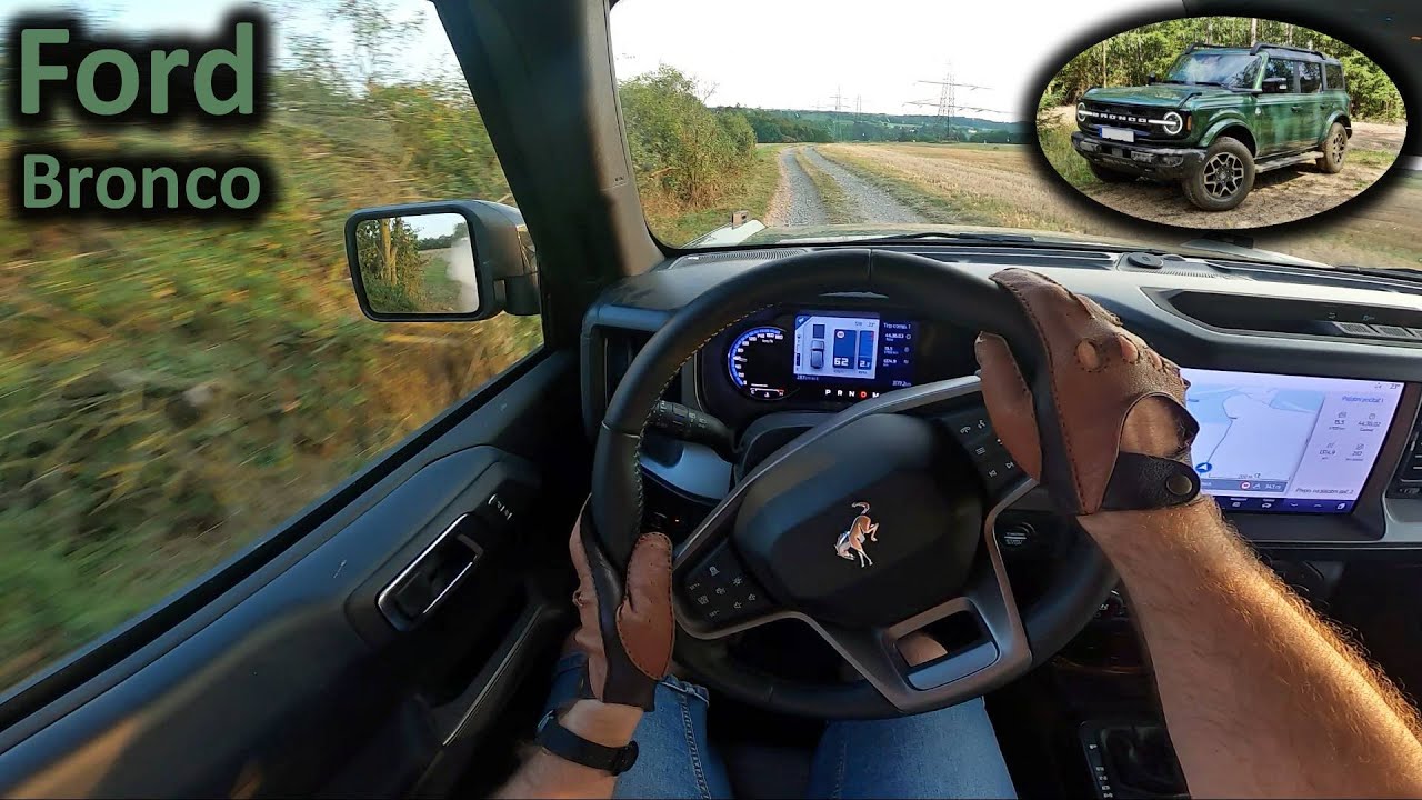 2023 Ford Bronco Outer Banks | POV test drive | tarmac + dirt road