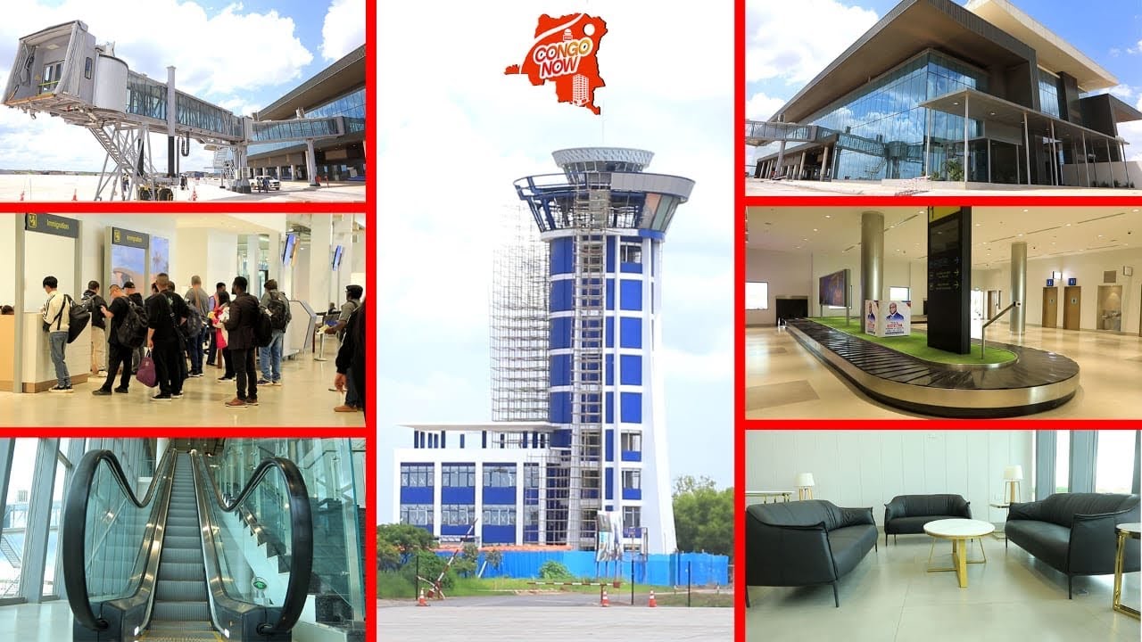Kolwezi l&rsquo;a&eacute;roport ultramoderne et le plus beau de la rdc dot&eacute; des derni&egrave;res technologies