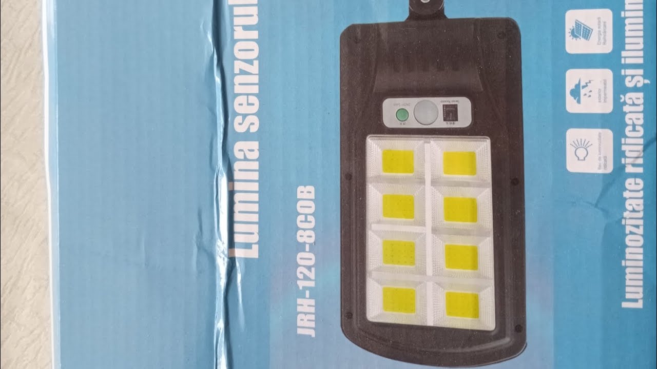 Lampă solară,grădină JRH-120-8COB