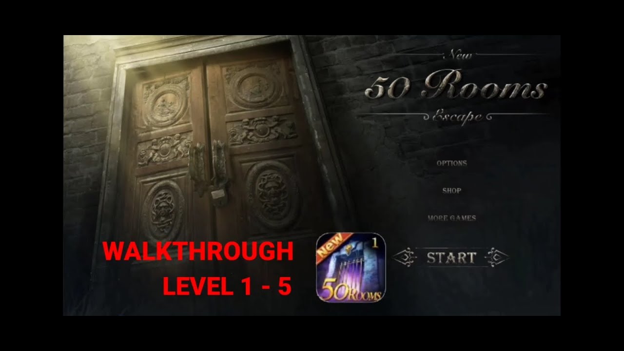 New 50 Rooms Escape Level 1-5 Walkthrough By Alkif Channel