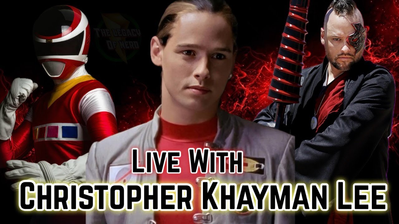 Live with Christopher Khayman Lee, Andros of Power Rangers In Space