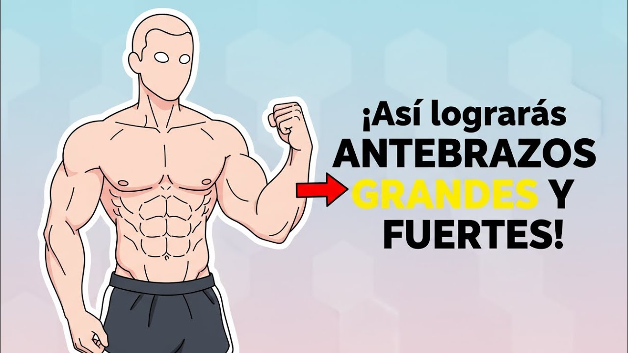 Así lograras antebrazos grandes y fuertes...