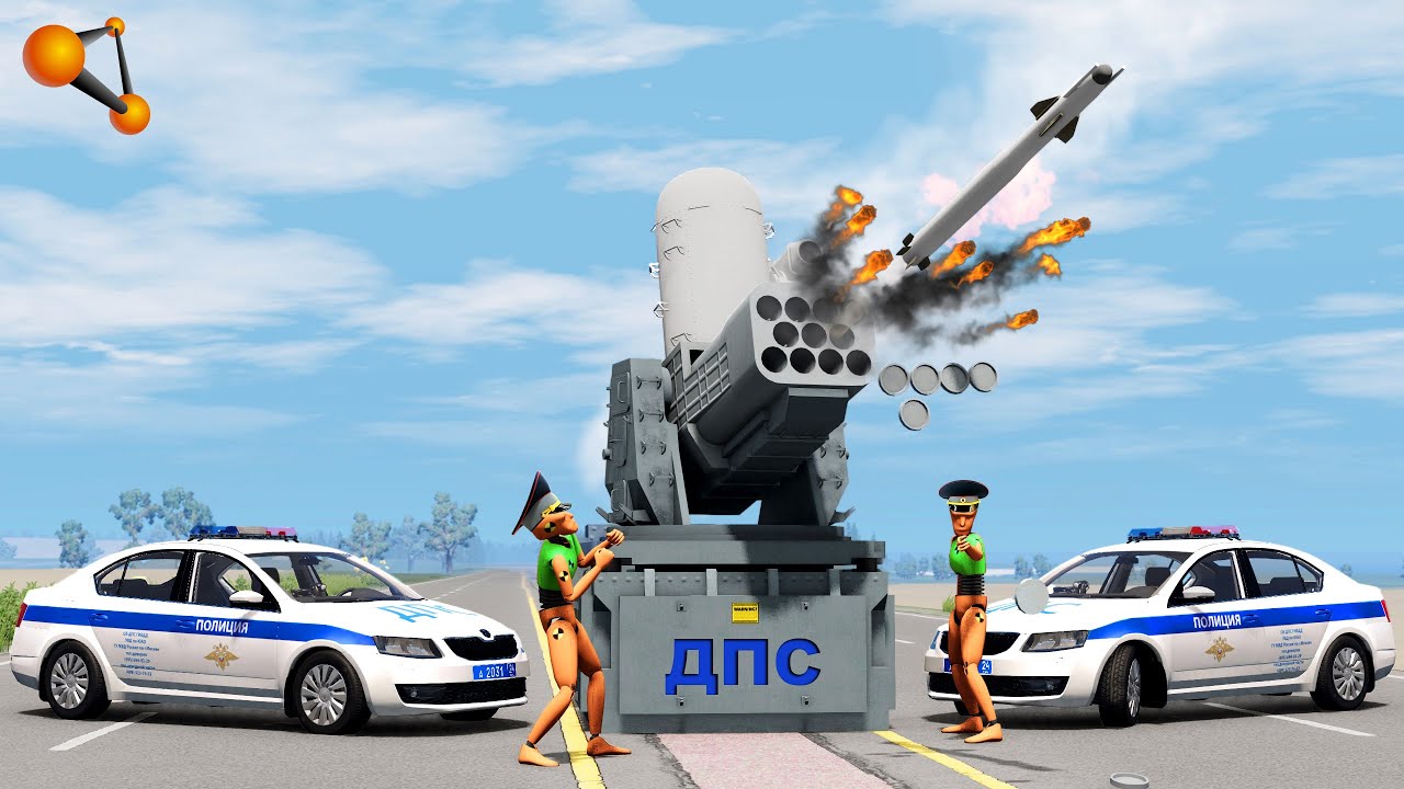ОГОНЬ НА ПОРАЖЕНИЕ! РАКЕТНАЯ УСТАНОВКА ДПС | BeamNG.drive