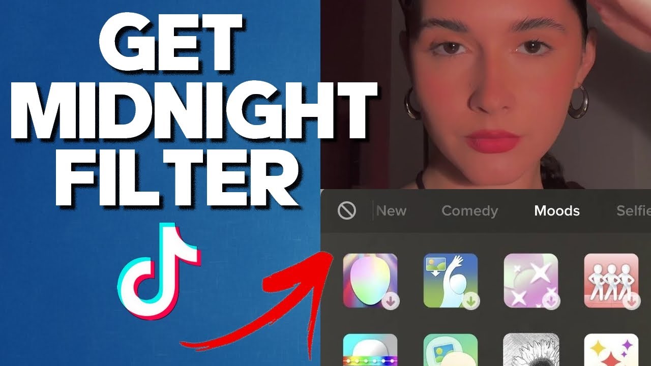 How to get MIDNIGHT Filter on Tiktok | The Best MAKEUP Effect On Tiktok Makes a Comeback!