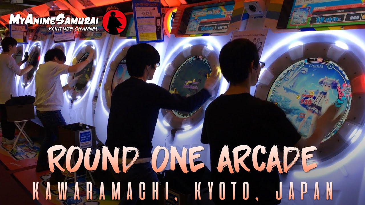 Round one arcade in Kawaramachi Kyoto