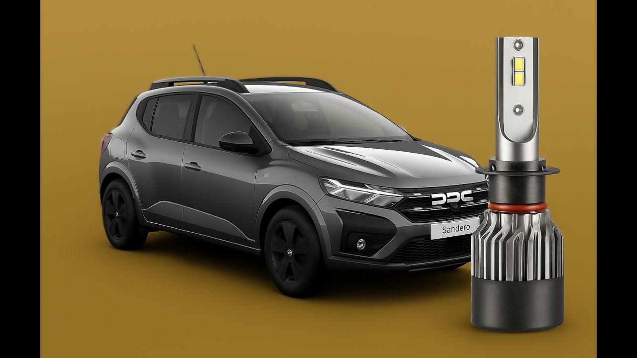 DACİA SANDERO STEPWAY UZUN FAR LED AMPUL MONTAJI