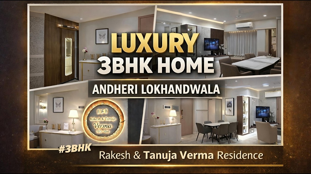 Premium 3BHK Apartment Interior Tour | Mumbai Luxury Home by VP Group Global